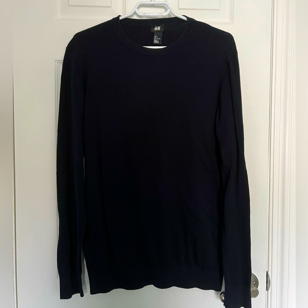 NEW H&M Men Slim Fit Cotton Sweater